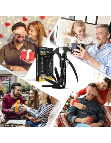 Multiherramienta Martillo 12 en 1 Hinshark - Regalo Único