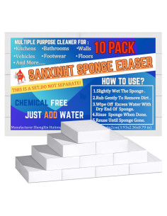 Borradores Mágicos SANXINHT 10 Pcs Esponjas Reutilizables