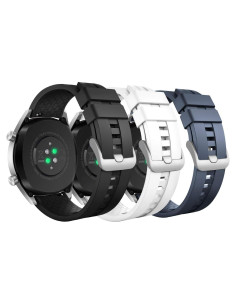 Correa de Silicona MoKo para Huawei Watch 22mm 3 Pack