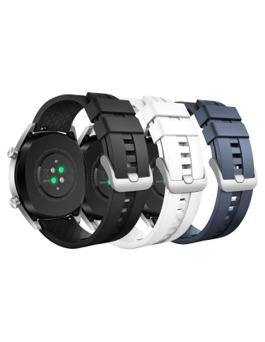 Correa de Silicona MoKo para Huawei Watch 22mm 3 Pack