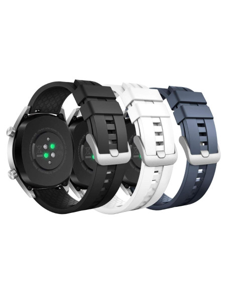 Correa de Silicona MoKo para Huawei Watch 22mm 3 Pack