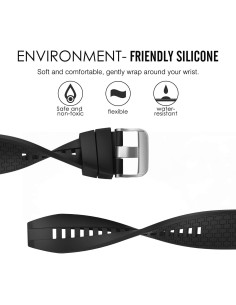 Correa de Silicona MoKo para Huawei Watch 22mm 3 Pack 2