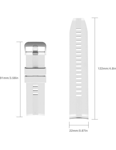 Correa de Silicona MoKo para Huawei Watch 22mm 3 Pack