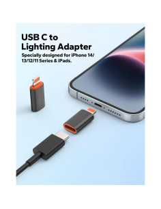 Adaptador MoKo USB C a Lightning - Carga Rápida 27W 2
