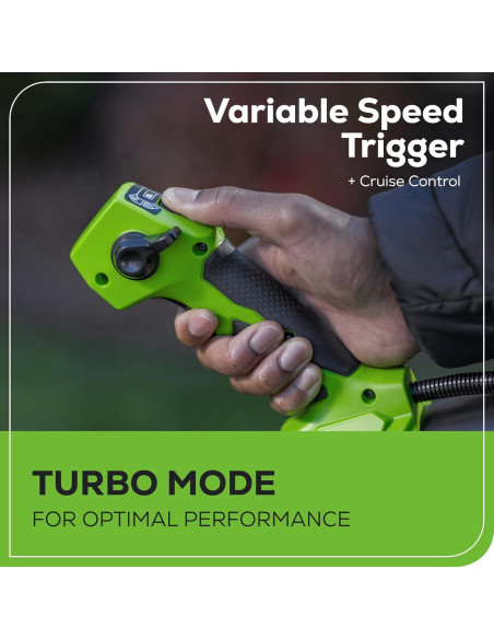 Soplador de Mochila Greenworks 80V 750 CFM Batería 4.0Ah