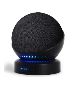 Base de Batería Liboer para Echo Dot 4ta y 5ta Gen Negra