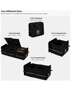 Organizador de Maletero Patriot CO con Enfriador Removible 2