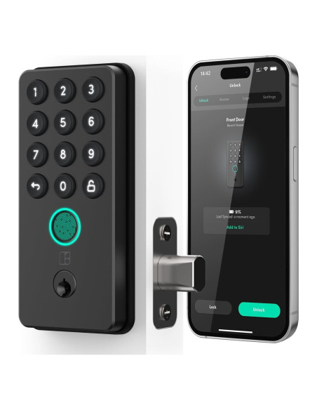 Cerradura Inteligente Igloohome Deadbolt Go con Huella Digital
