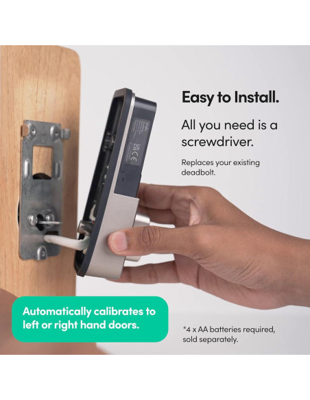 Cerradura Inteligente Igloohome Deadbolt Go con Huella Digital