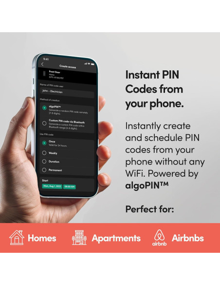 Cerradura Inteligente Igloohome Deadbolt Go con Huella Digital