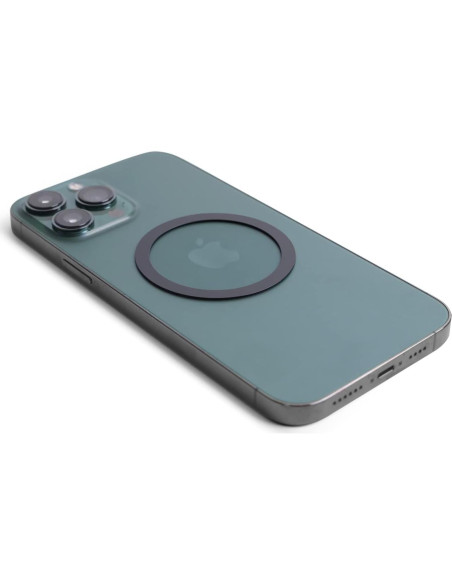 Anillos Metálicos Universales Wannap Magsafe 3 Negros + 3 Platas