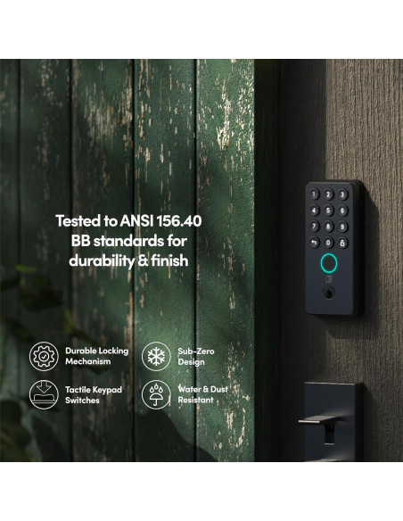 Cerradura Inteligente Igloohome Deadbolt Go con Huella Digital