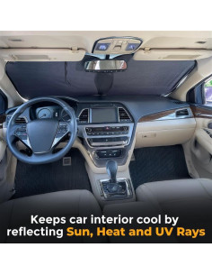 Sombra Solar EcoNour para Parabrisas Mediana 71x79 cm 2