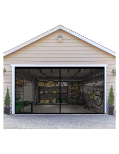 Puerta de Pantalla Magnética Yehgus Doble 2 Coches 4.98x2.18m