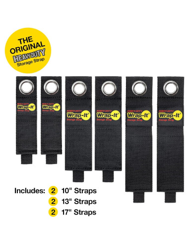 Correas de Almacenamiento Wrap-It 6 Piezas Organizador de Cables