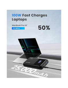 Banco de energía INIU 25000mAh 100W USB-C Cargador portátil 2