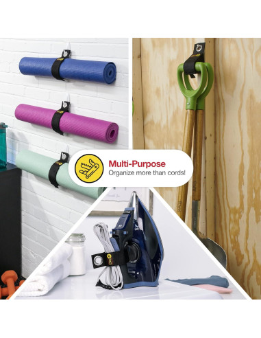 Correas de Almacenamiento Wrap-It 6 Piezas Organizador de Cables