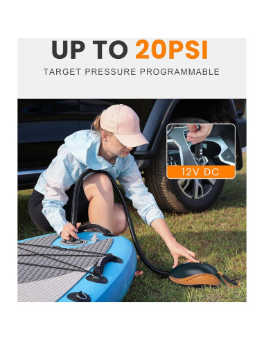 Bomba Eléctrica OutdoorMaster Dolphin 20 PSI Portátil