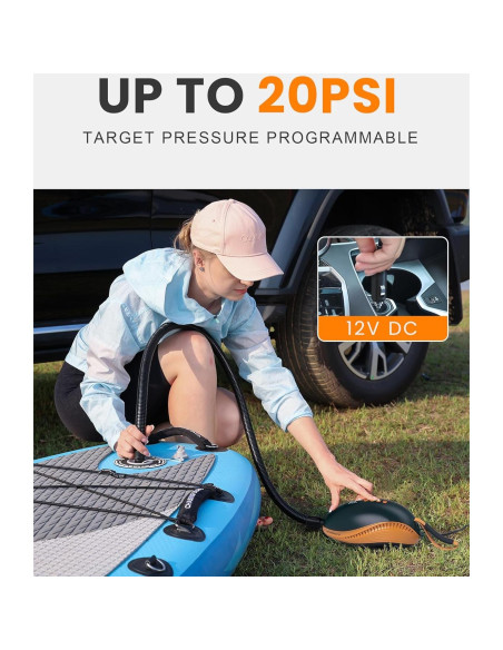 Bomba Eléctrica OutdoorMaster Dolphin 20 PSI Portátil