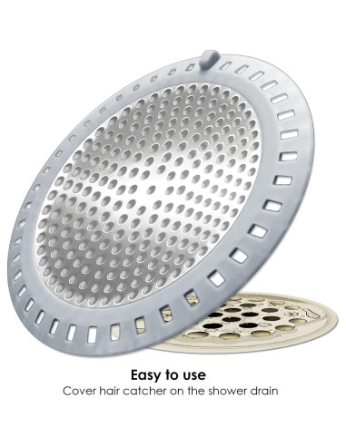 Cernidor de Drenaje Seatery 2 Piezas Acero Inoxidable