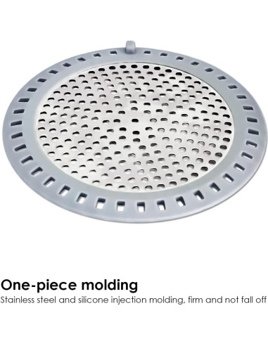 Cernidor de Drenaje Seatery 2 Piezas Acero Inoxidable