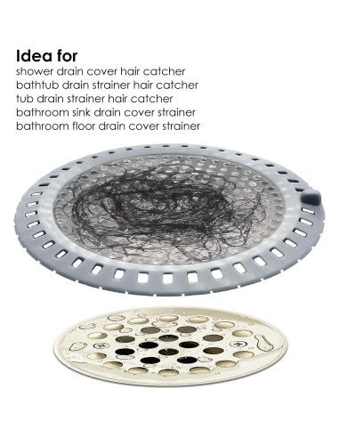 Cernidor de Drenaje Seatery 2 Piezas Acero Inoxidable