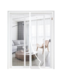 Puerta Pantalla Magnética MAGZO 121,9 x 203,2 cm Blanca