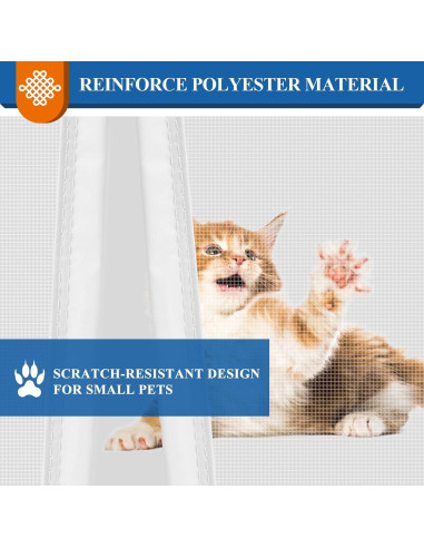 Puerta Pantalla Magnética MAGZO 121,9 x 203,2 cm Blanca