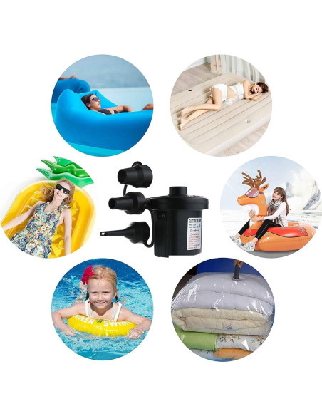 Bomba de aire eléctrica Jasonwell portátil 110-240V inflador