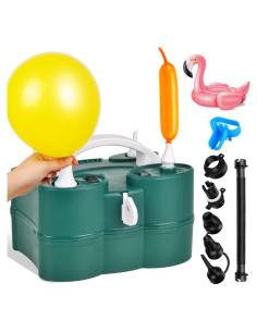 Bomba de Aire Eléctrica LooLaa 3-en-1 para Globos y Flotadores