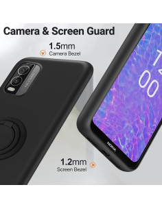 Funda para Nokia C210 con protector de pantalla y soporte 2