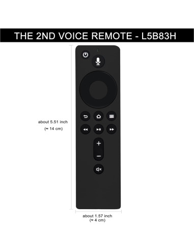 Control Remoto de Voz Allimity L5B83H para Amazon TV 2da Gen