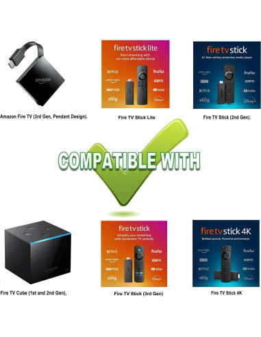 Control Remoto de Voz Allimity L5B83H para Amazon TV 2da Gen