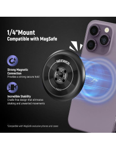 Adaptador de Montaje Magnético NEEWER PA010 para iPhone 2
