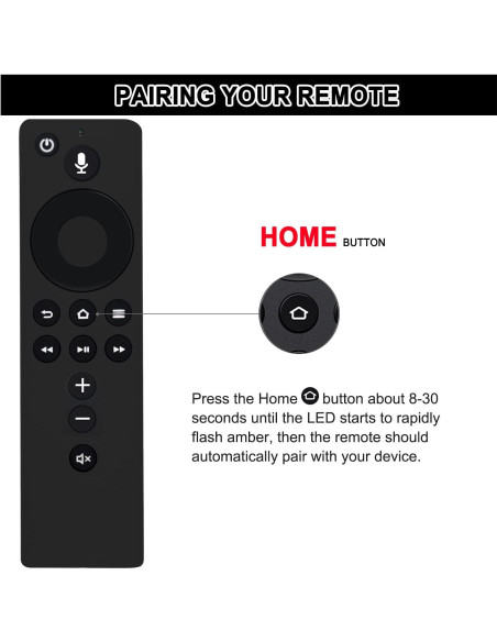 Control Remoto de Voz Allimity L5B83H para Amazon TV 2da Gen