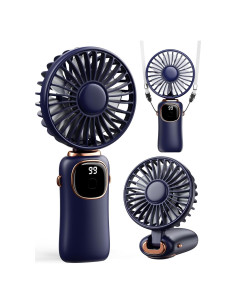 Ventilador Portátil coldSky XY-88 3 en 1 Plegable Azul