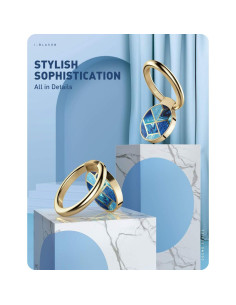 Soporte para anillo de teléfono i-Blaosn Cosmo 360 Azul 2