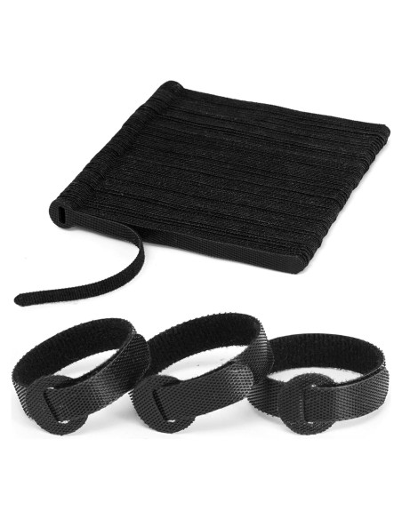 150PCS Correas de Sujeción OUPENG 15,24 cm Nylon Negro