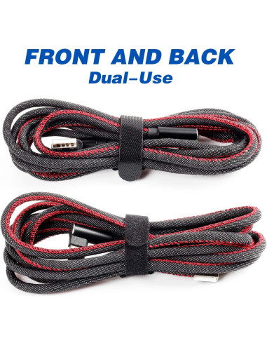 Bridas Reutilizables OneLeaf 80PCS 15,24cm Negras