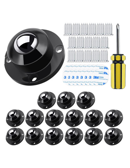 16 Ruedas Giratorias Autoadhesivas Zzbety 2.5cm 12.7kg