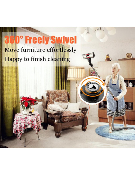 16 Ruedas Giratorias Autoadhesivas Zzbety 2.5cm 12.7kg