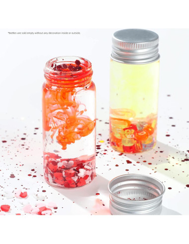 Botellas de Vidrio Decorativas Magic Season 36 Pcs 30ml