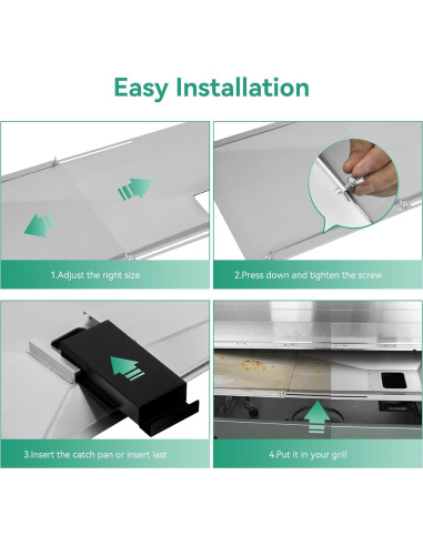 Bandeja de Grasa Universal Cogrichbf para Parrillas de Gas