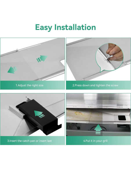 Bandeja de Grasa Universal Cogrichbf para Parrillas de Gas