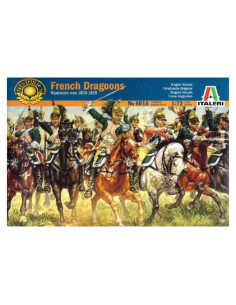 Kit de Modelismo Italeri Dragones Franceses 1:72 - 17 Piezas