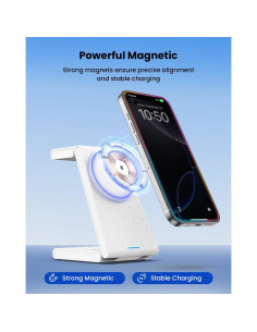 Estación de Carga Inalámbrica 3 en 1 CIYOYO para iPhone y Apple Watch 2