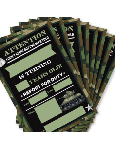 Invitaciones de Cumpleaños Soiceu 20 Unidades con Sobres 2