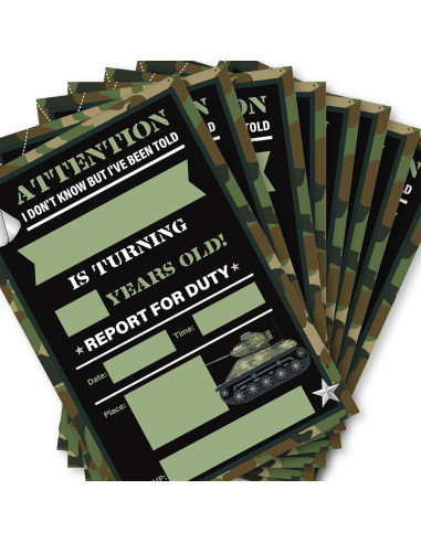 Invitaciones de Cumpleaños Soiceu 20 Unidades con Sobres