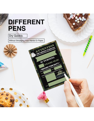 Invitaciones de Cumpleaños Soiceu 20 Unidades con Sobres