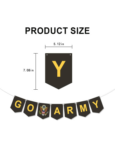 Banner Militar 'Ve a la Armada' - Decoración Fiesta Despedida